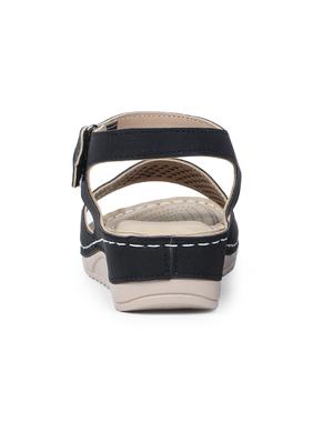 black back strap sandals - 17024789 - Standard Image - 3