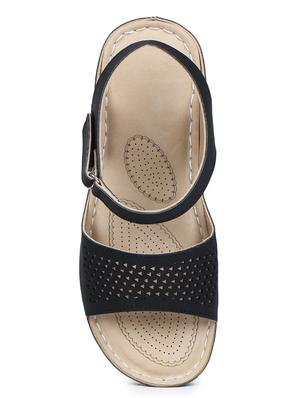 black back strap sandals - 17024789 - Standard Image - 4