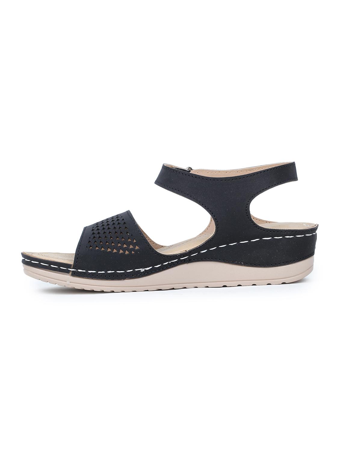 black back strap sandals - 17024789 - Zoom Image - 2
