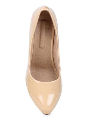 beige slip on pumps - 17024795 - Standard Image - 4