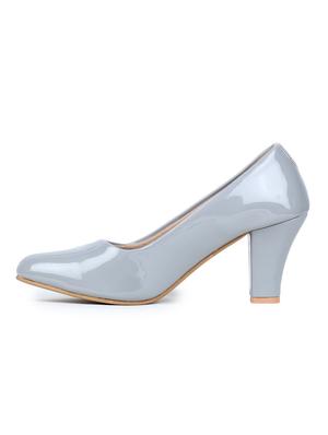 grey slip on pumps - 17024797 - Standard Image - 2