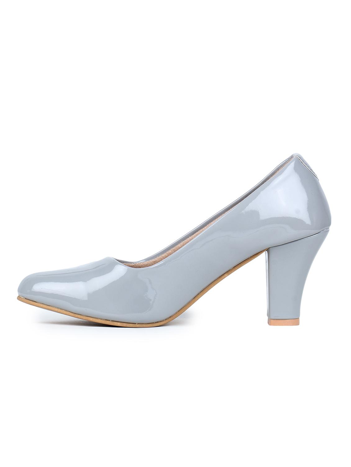 grey slip on pumps - 17024797 - Zoom Image - 2