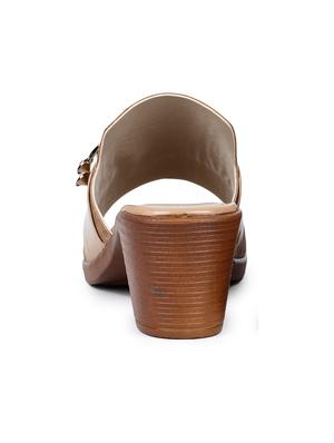 brown slip on sandals - 17024798 - Standard Image - 3