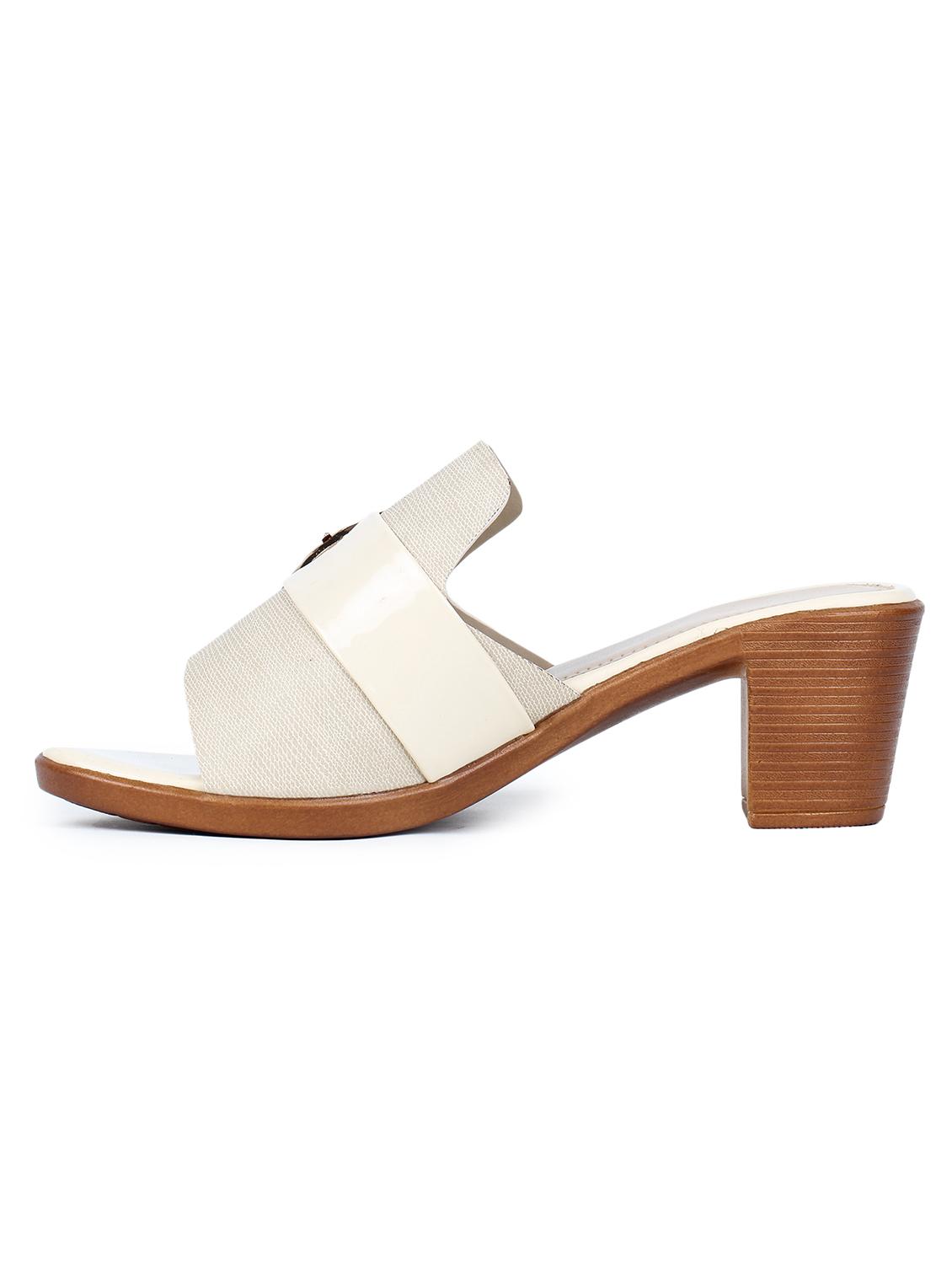 white slip on sandals - 17024801 - Zoom Image - 2