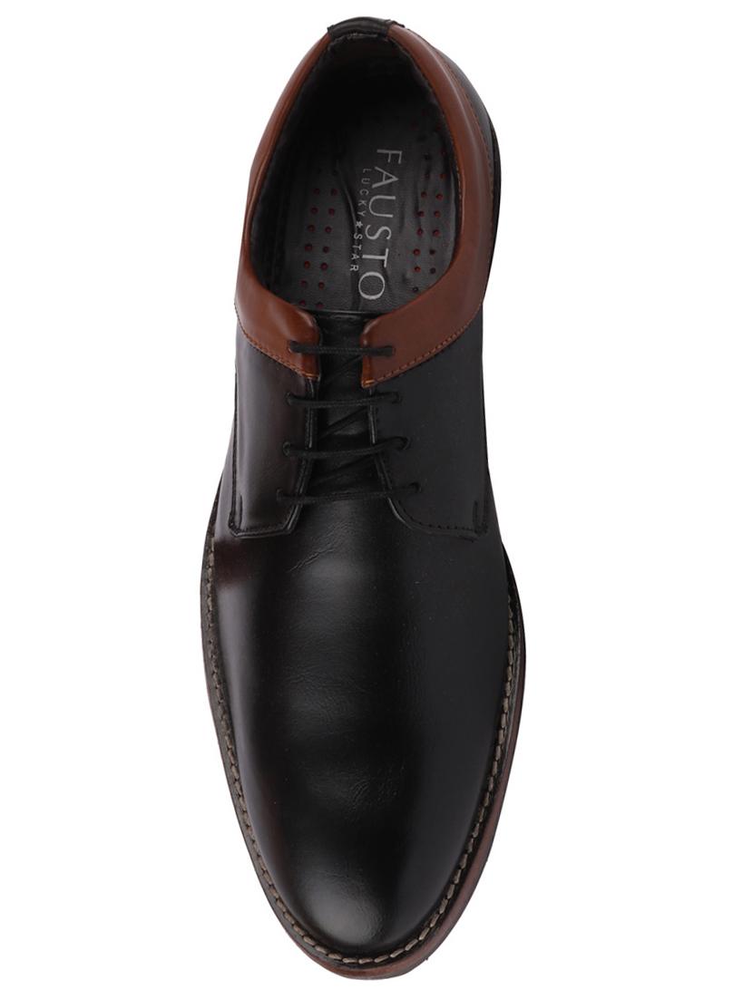 black lace-up oxfords - 17025383 - Zoom Image - 3