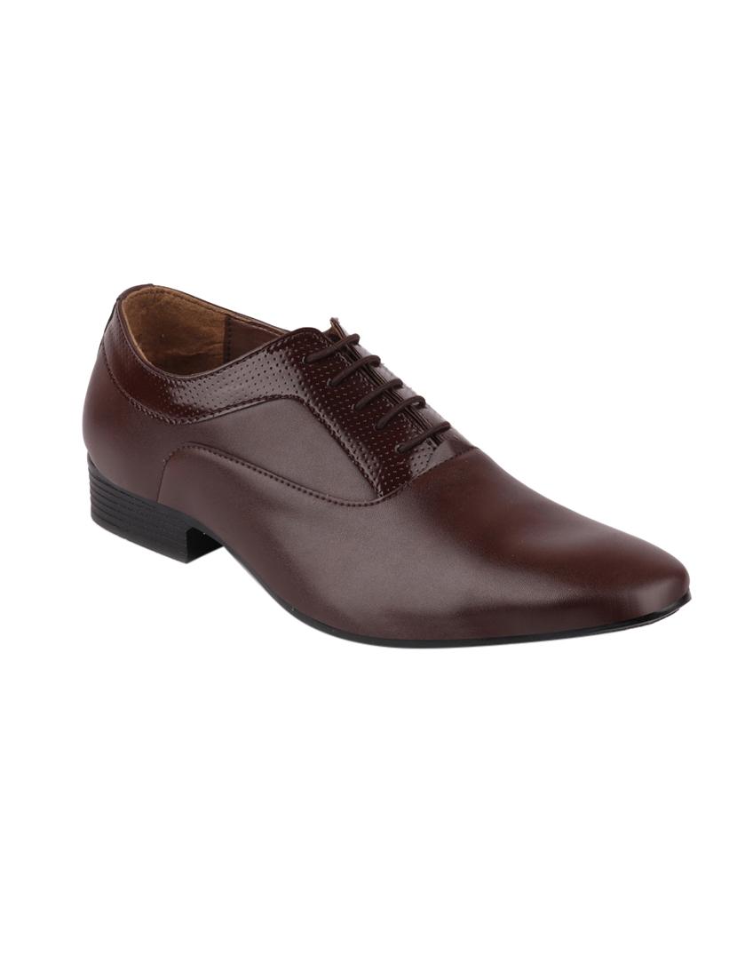 brown lace-up oxfords - 17025388 - Zoom Image - 1