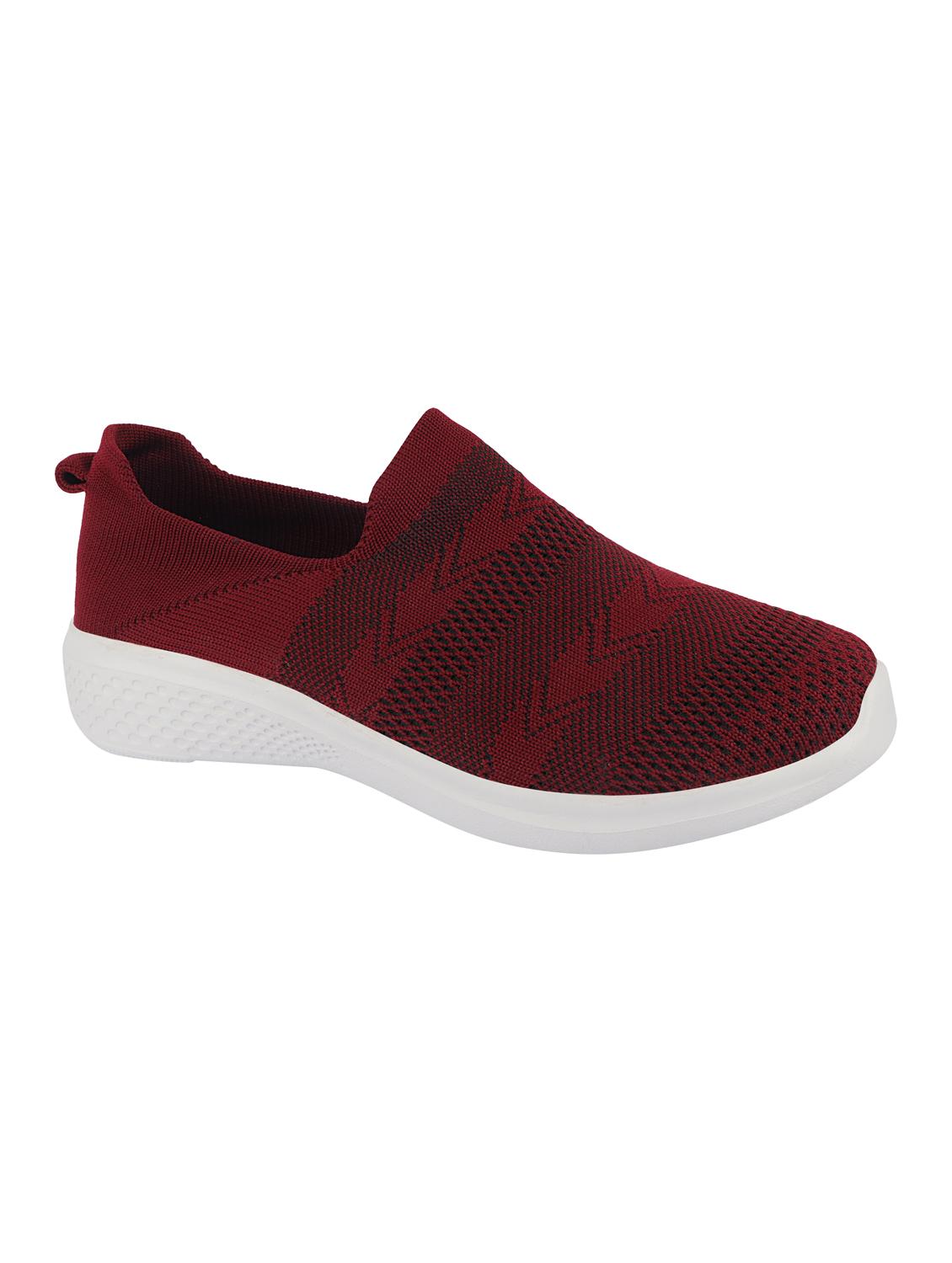maroon slip on sports shoes - 17026539 - Zoom Image - 1