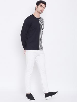 monochrome striped tshirt - 17027082 - Standard Image - 4