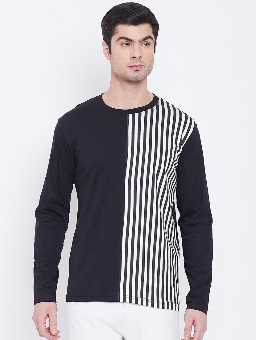 monochrome striped tshirt - 17027082 - Zoom Image - 1