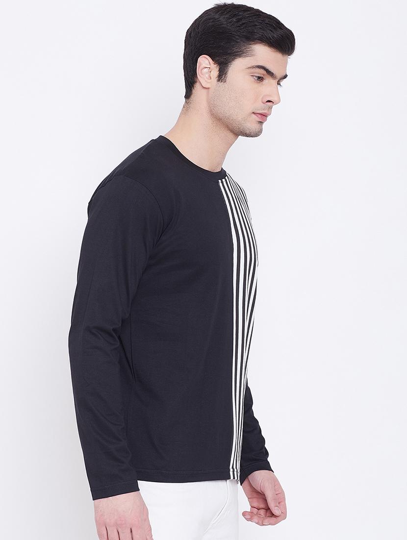 monochrome striped tshirt - 17027082 - Zoom Image - 2