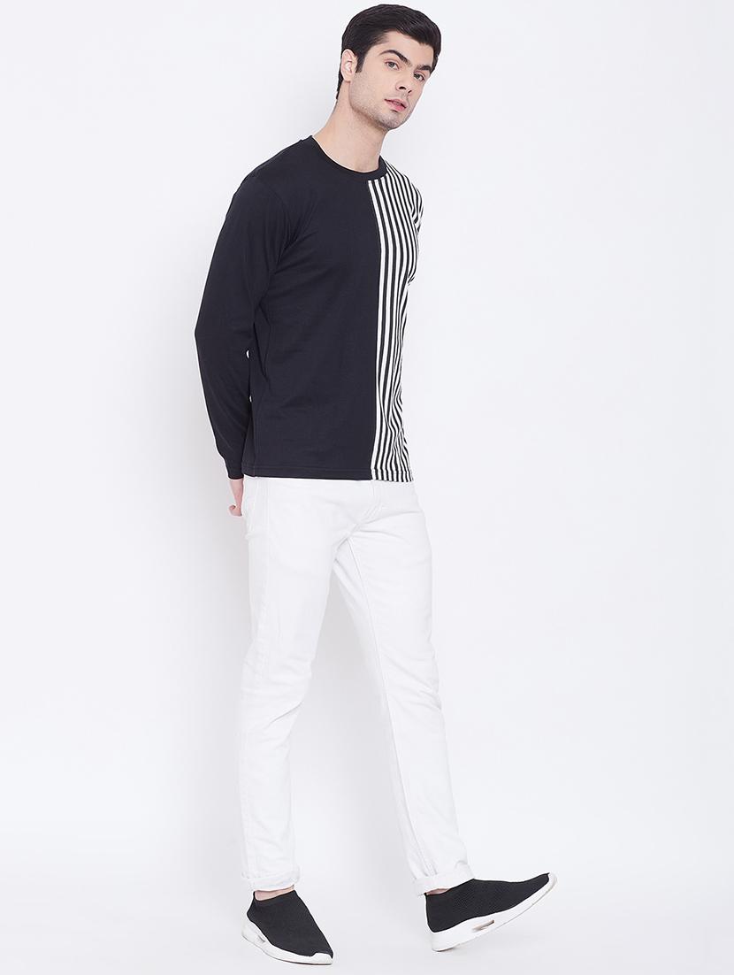 monochrome striped tshirt - 17027082 - Zoom Image - 4