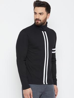 black turtle neck tshirt - 17027087 - Standard Image - 2