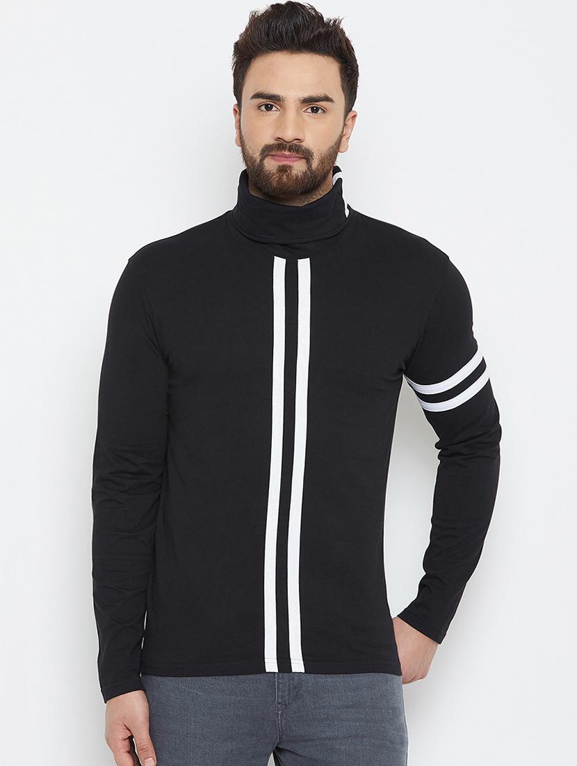 black turtle neck tshirt - 17027087 - Zoom Image - 1