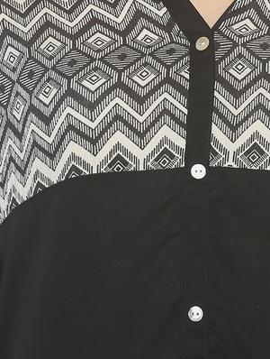 printed a-line kurti - 17027276 - Standard Image - 5