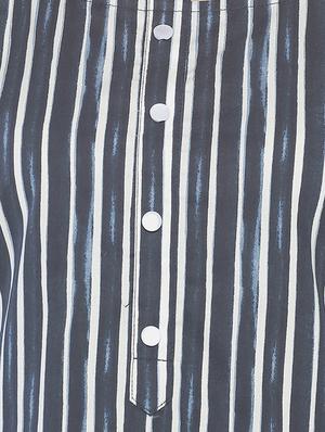 striped straight kurti - 17027277 - Standard Image - 5