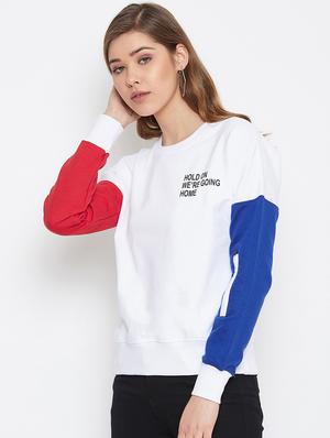 multi colored cotton regular sweatshirt - 17027303 - Standard Image - 2