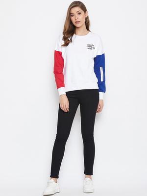 multi colored cotton regular sweatshirt - 17027303 - Standard Image - 4