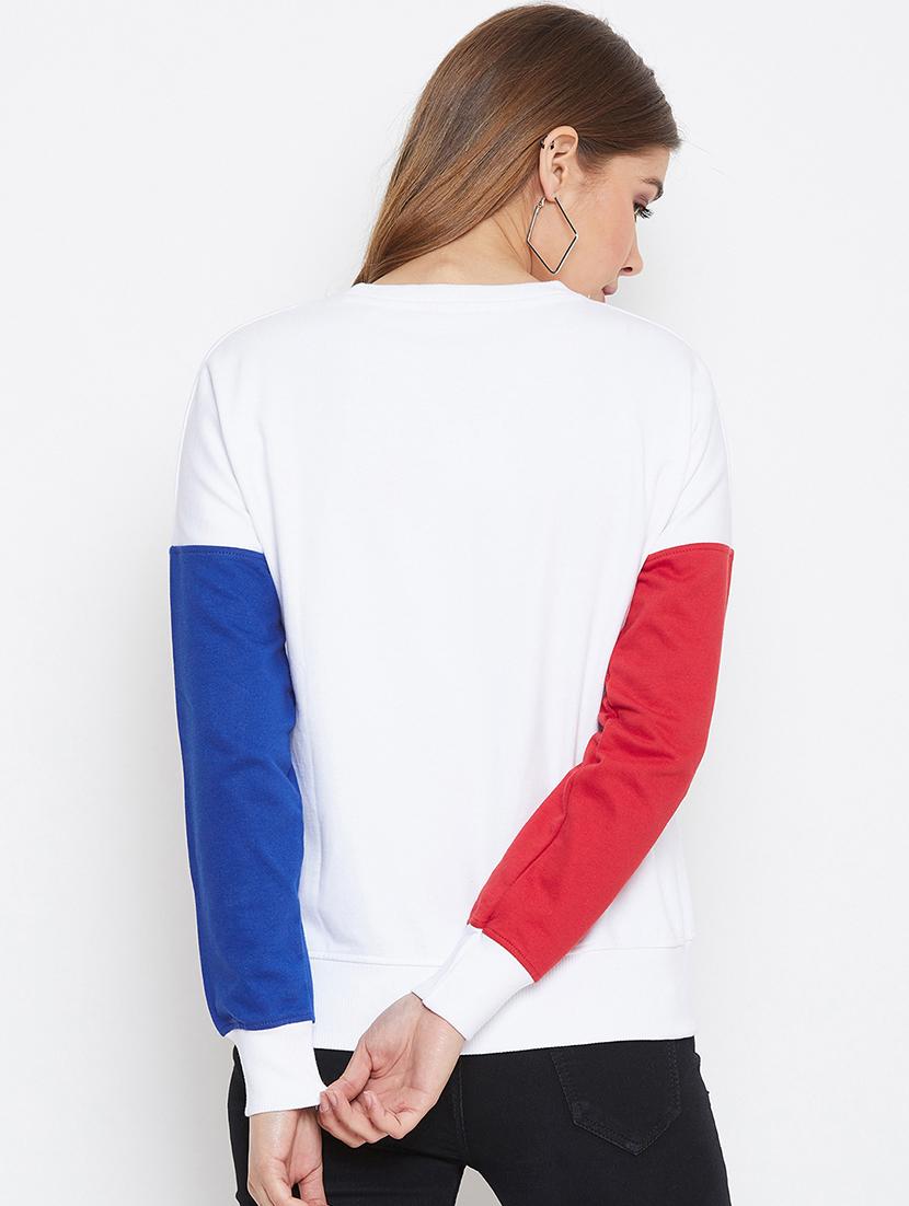multi colored cotton regular sweatshirt - 17027303 - Zoom Image - 3
