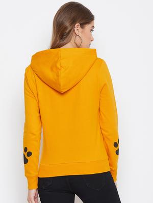 yellow cotton hoodies sweatshirt - 17027308 - Standard Image - 3