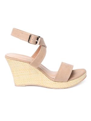 beige ankle strap wedges - 17027446 - Standard Image - 2