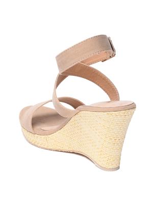beige ankle strap wedges - 17027446 - Standard Image - 3
