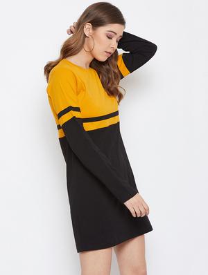 color block t-shirt dress - 17027508 - Standard Image - 2