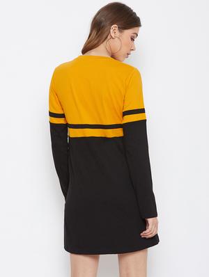 color block t-shirt dress - 17027508 - Standard Image - 3