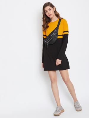 color block t-shirt dress - 17027508 - Standard Image - 4