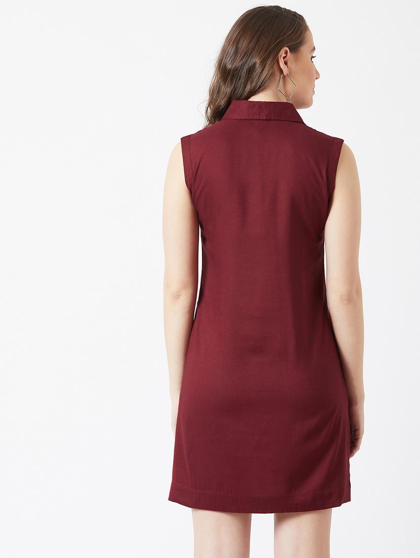 slit pockets a-line dress - 17027513 - Zoom Image - 3