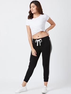 drawstring waist sports joggers - 17027540 - Standard Image - 4