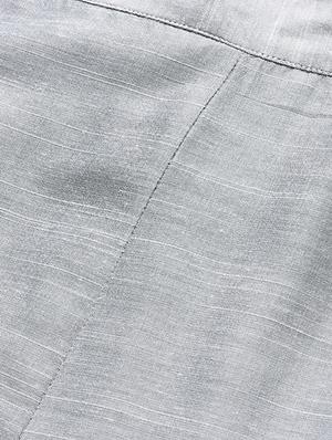 silver silk blend tapered pant - 17027581 - Standard Image - 4