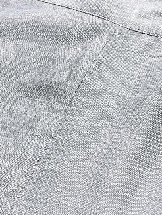 silver silk blend tapered pant - 17027581 - Zoom Image - 4