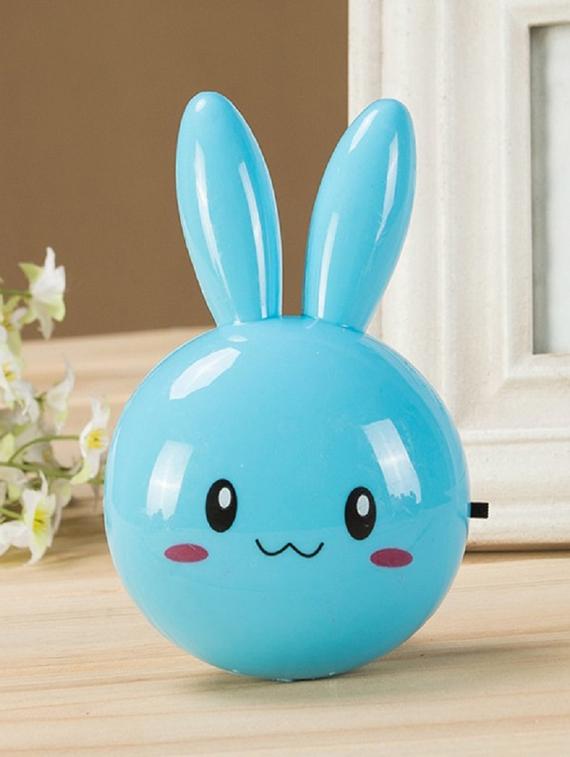 rabbit led night lamp plug in lamp wall socket night light - 17027589 - Zoom Image - 1