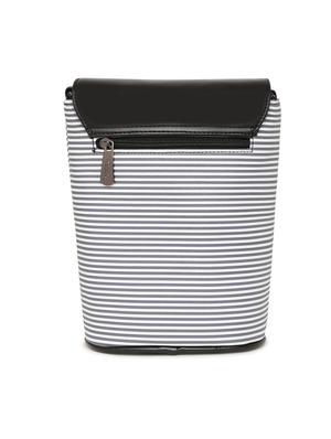 black leatherette regular sling bag - 17027631 - Standard Image - 2