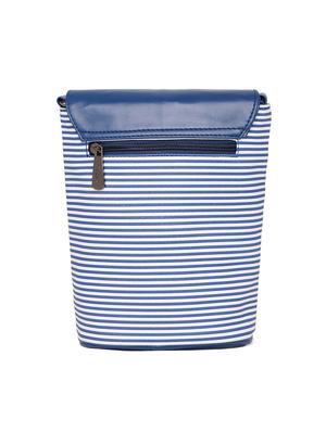 blue leatherette regular sling bag - 17027633 - Standard Image - 2