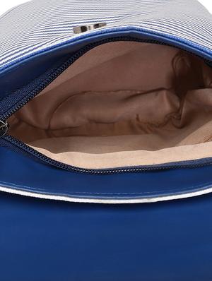blue leatherette regular sling bag - 17027633 - Standard Image - 3