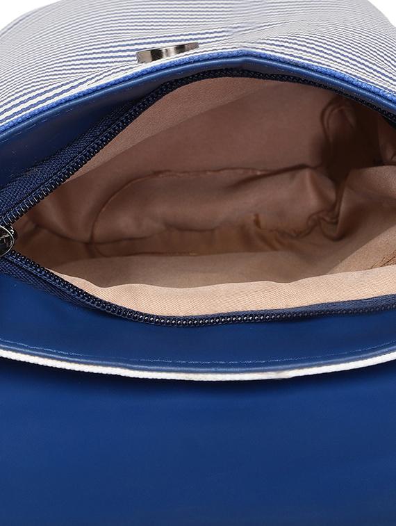 blue leatherette regular sling bag - 17027633 - Zoom Image - 3
