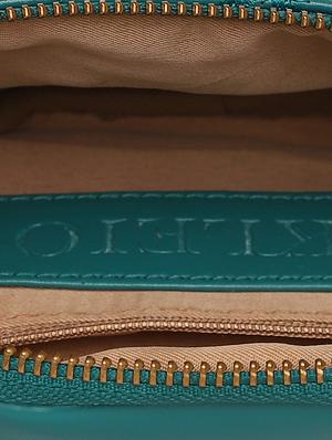 green leatherette regular sling bag - 17027638 - Standard Image - 3