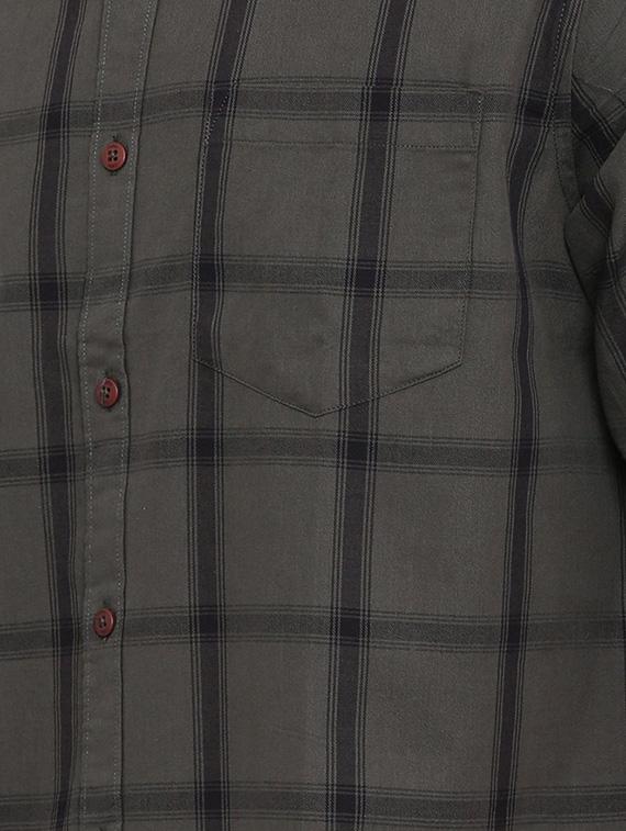 green checkered casual shirt - 17027665 - Zoom Image - 5