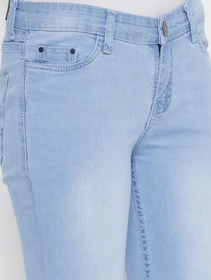 mid rise stone washed jeans - 17027681 - Standard Image - 5