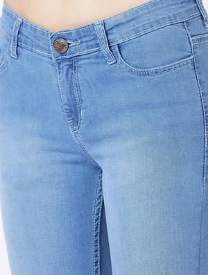mid rise distressed jeans - 17027697 - Standard Image - 5
