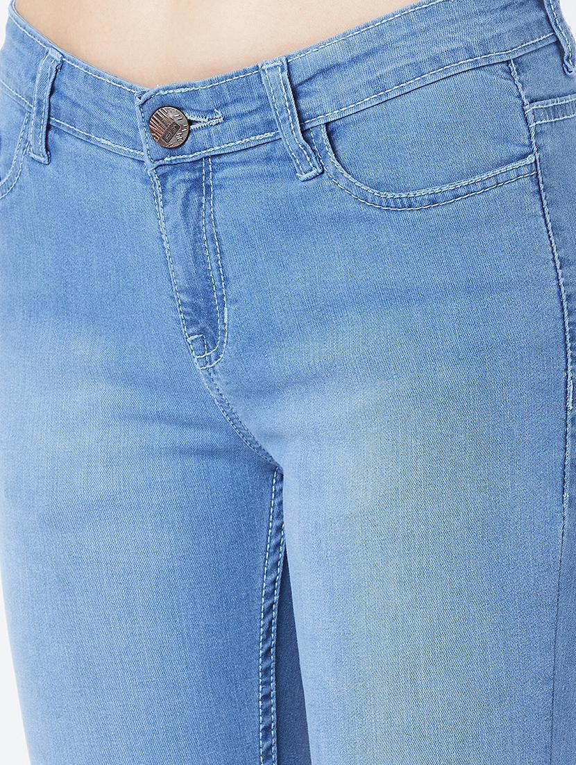 mid rise distressed jeans - 17027697 - Zoom Image - 5