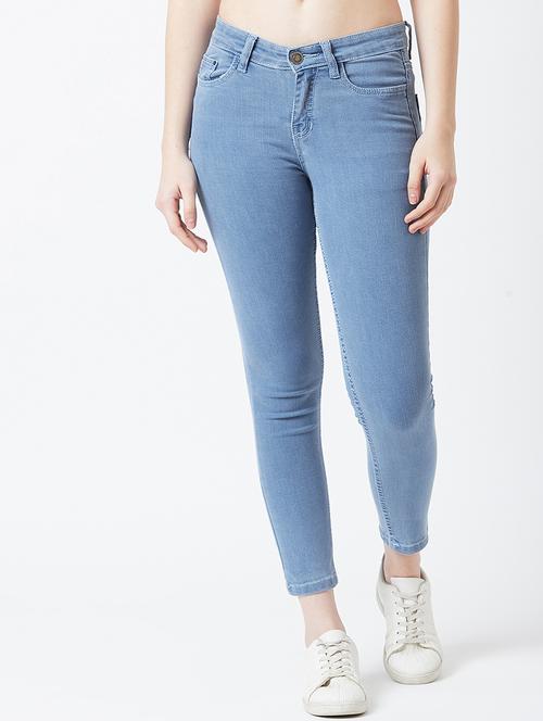 mid rise ankle length jeans - 17027699 - Standard Image - 1