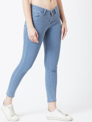 mid rise ankle length jeans - 17027699 - Standard Image - 2