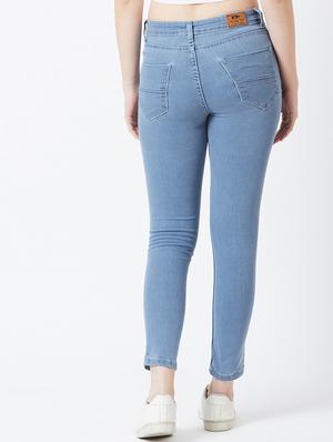 mid rise ankle length jeans - 17027699 - Standard Image - 3
