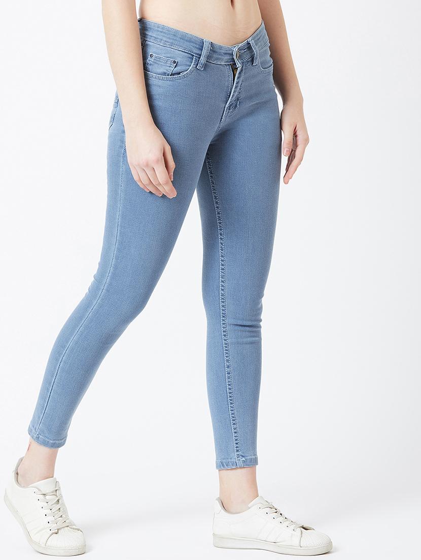 mid rise ankle length jeans - 17027699 - Zoom Image - 2