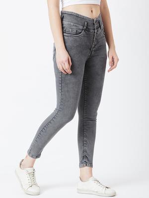 mid rise acid wash jeans - 17027700 - Standard Image - 2