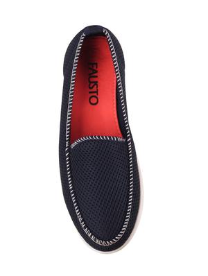 blue slip on loafers - 17027815 - Standard Image - 4