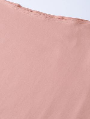 boat neck solid tee - 17028256 - Standard Image - 4