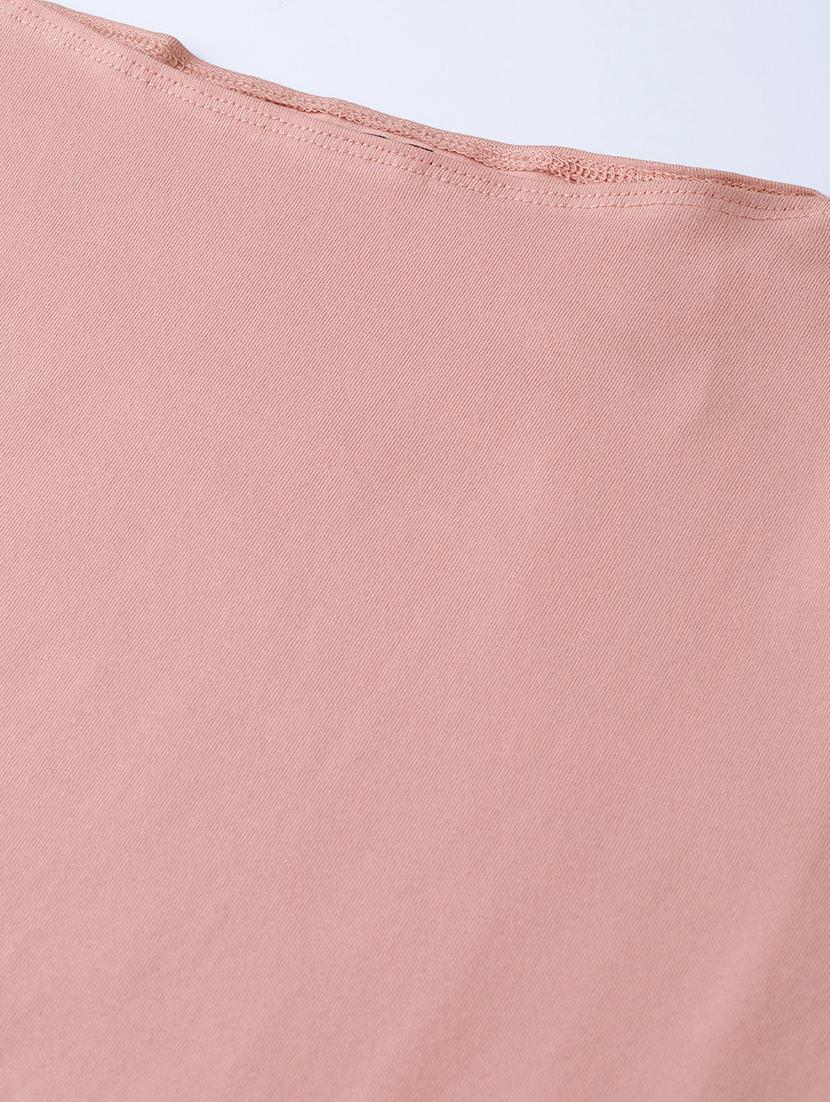 boat neck solid tee - 17028256 - Zoom Image - 4